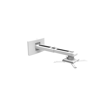 Suport videoproiector de perete Blackmount CT-PRB-11S, distanta perete-proiector 450-670mm, max.10kg, alb [1]