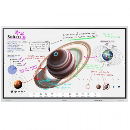 Display-uri Interactive - Tabla Interactiva/Display interactiv SAMSUNG Flip Pro WMB, 75", UHD, 350nit