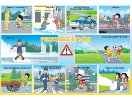 Educatie fizica - Transportul public / Pericolele străzii (DUO)