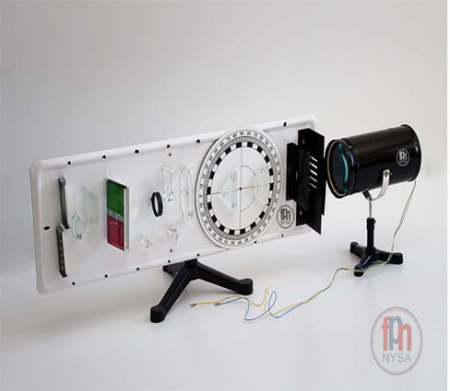 Materiale Didactice Gimnaziu si Liceu - Set pentru optică geometrică - Disc optic cu iluminator