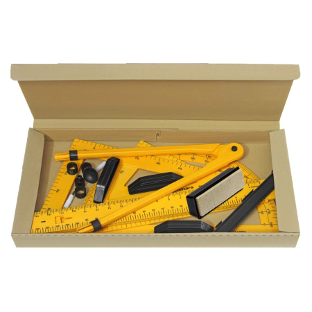 Trusa geometrie pentru tabla scolara creta ISOMARS [1]