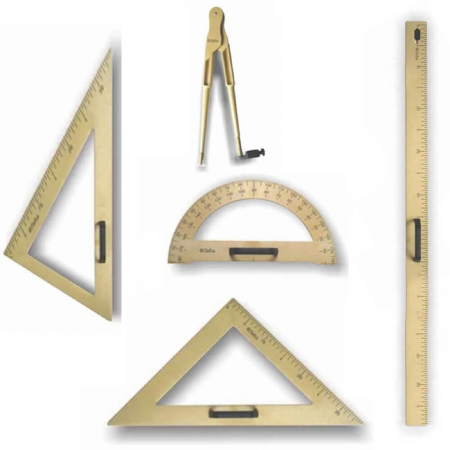 Accesorii - Trusa geometrie pentru tabla scolara FARA