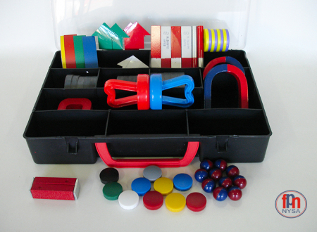 Electricitate si magnetism - Un set de magneți de școală