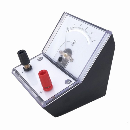 Electricitate si magnetism - Voltmetru analogic DC