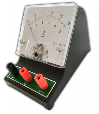 Electricitate si magnetism - Voltmetru CA cu 3 borne