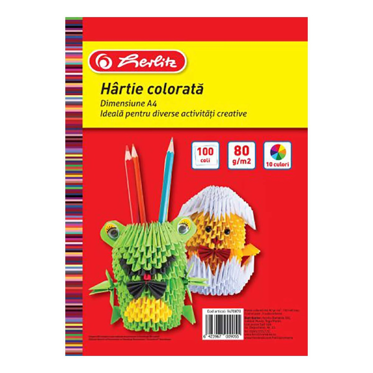 Carte Per Schedario Han 9812 - 10 Confezioni Da 100, Giallo A8, Per Metodo Apprendimento - Foto 9