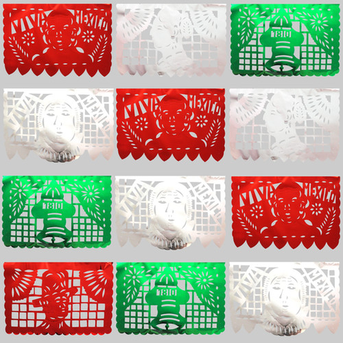 Decor Tricolor Mexic din hârtie chinezească (5m) [3]