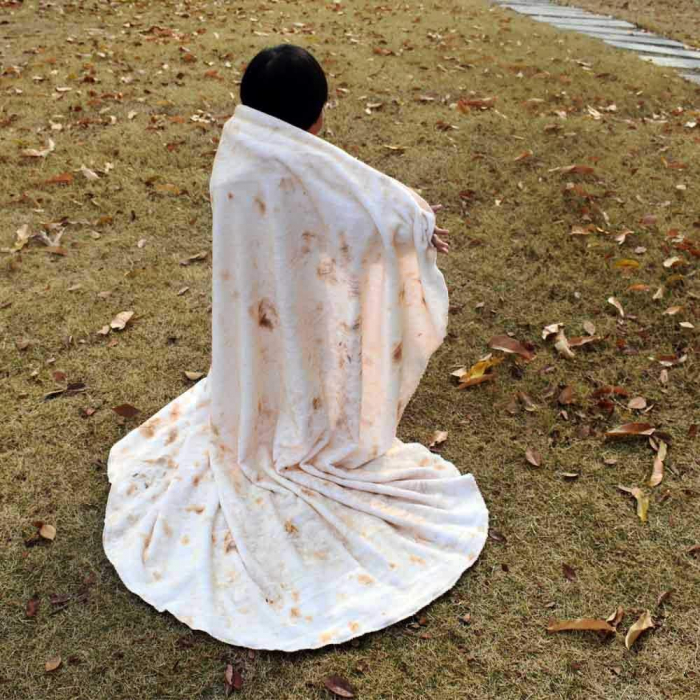 Pătură cu imprimeu Tortilla Burrito [4]