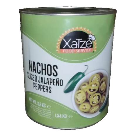 HoReCa - Ardei Jalapeno Murați și Feliați (2.8kg)