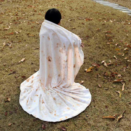 Pătură cu imprimeu Tortilla Burrito [3]