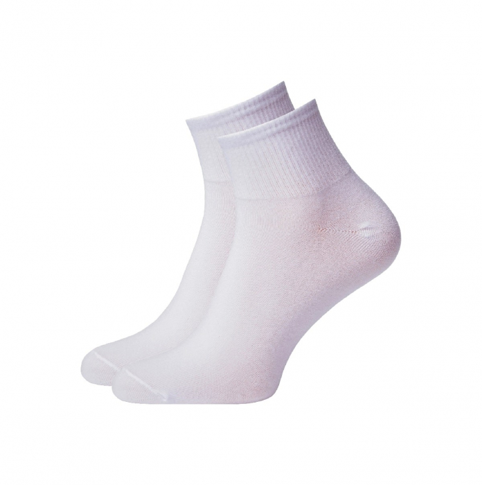 Sosete sport medii albe cu elastic lat [1]