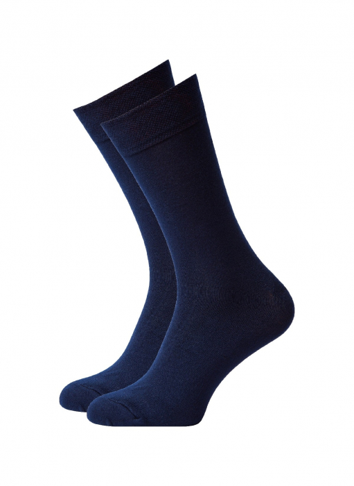 Sosete bambus lungi bleumarin [1]