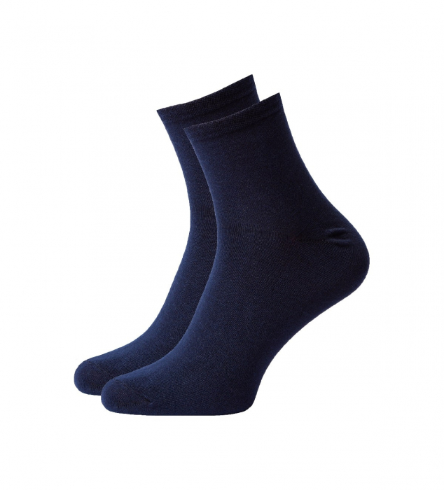 Sosete bumbac medii bleumarin [1]