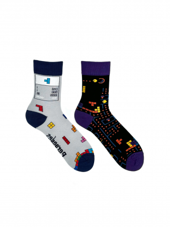 Sosete colorate lungi - Sosete jocuri retro