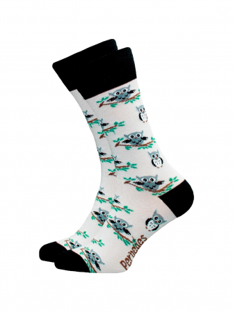 Sosete colorate - Sosete colorate cu bufnite