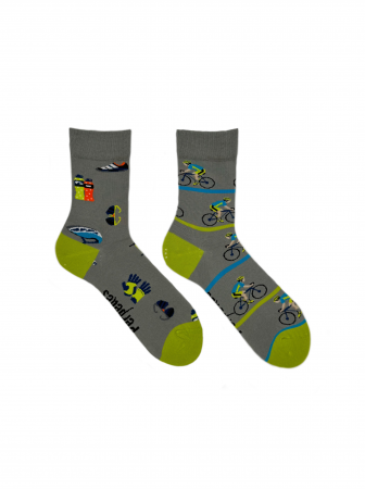 Sosete colorate lungi - Sosete cu bicilisti