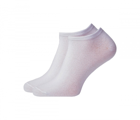 Sosete bambus - Sosete bambus scurte pe alb