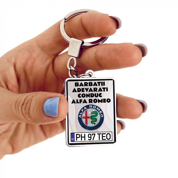 Breloc ALFA ROMEO Personalizat -Barbatii adevarati [1]