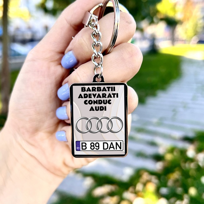 Breloc Audi Personalizat -Barbatii adevarati [2]
