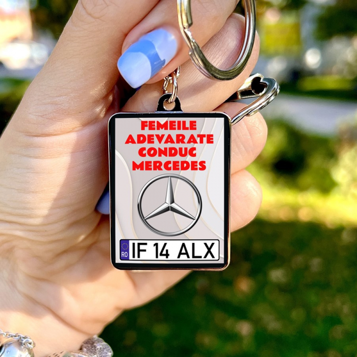 Breloc MERCEDES Personalizat -Femeile adevarate [2]