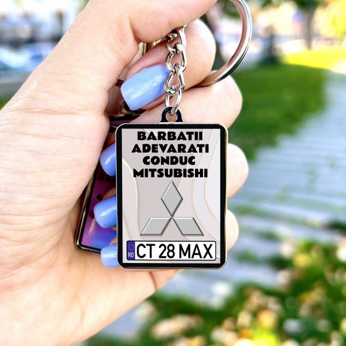 Breloc MITSUBISHI Personalizat – Barbatii adevarati [1]