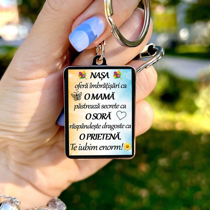 Breloc personalizat pentru nasa [2]