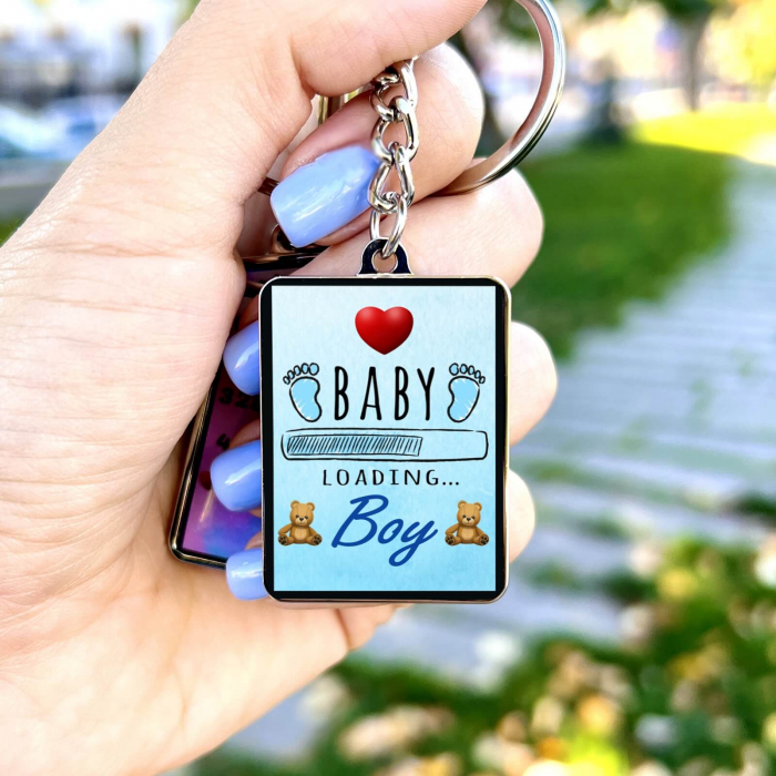 Breloc personalizat-Baby Loading [2]
