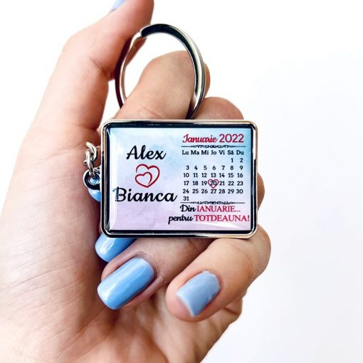 Breloc Nume si Calendar Personalizat [3]