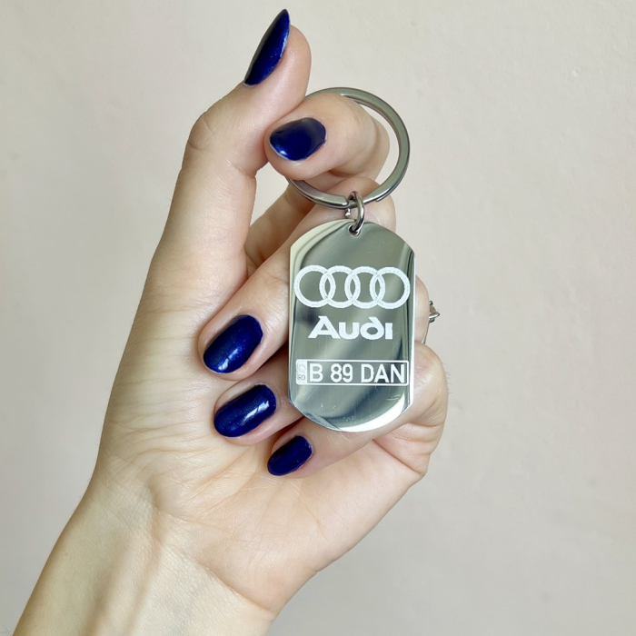 Breloc personalizat gravat AUDI [1]