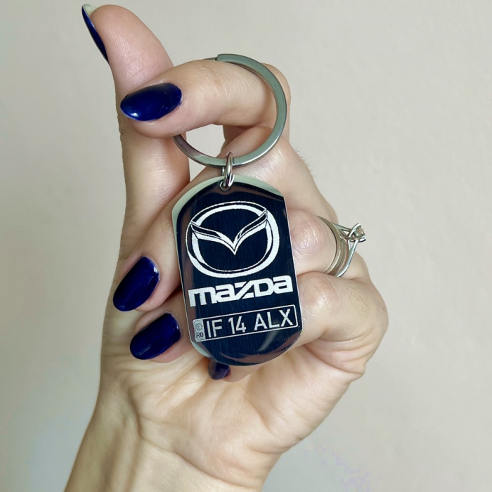 Breloc personalizat gravat MAZDA [2]