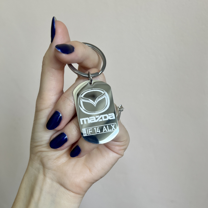 Breloc personalizat gravat MAZDA [3]