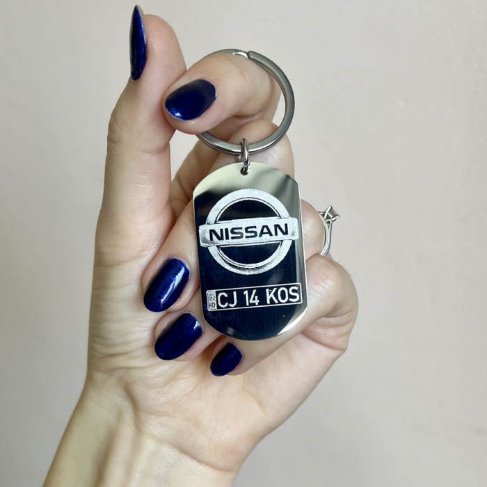 Breloc personalizat gravat NISSAN [2]