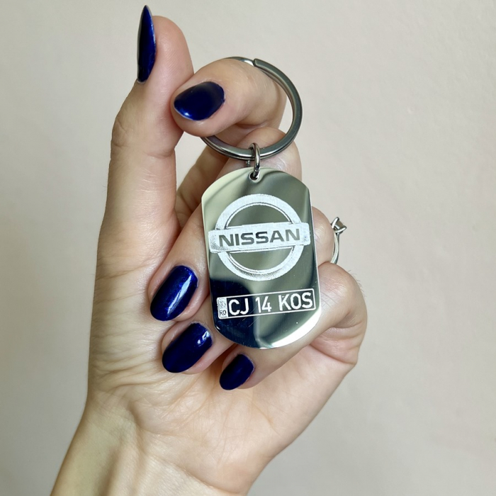 Breloc personalizat gravat NISSAN [3]