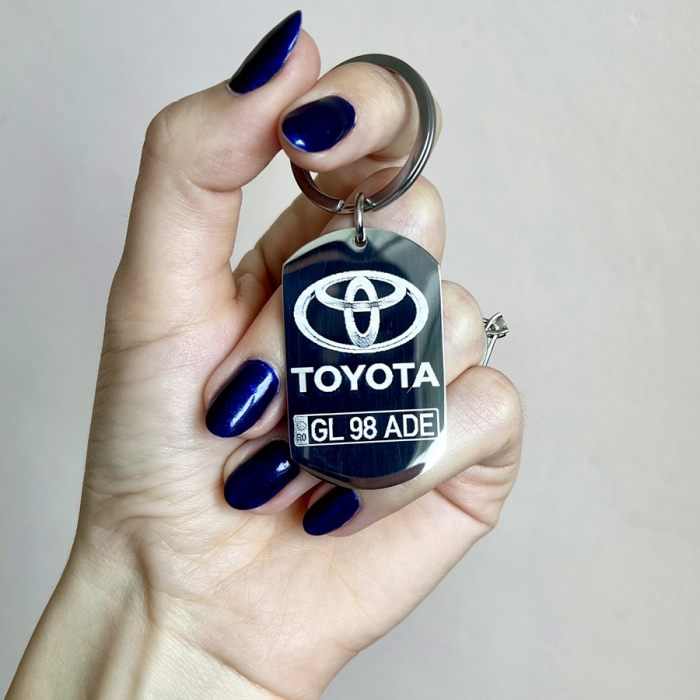 Breloc personalizat gravat TOYOTA [4]