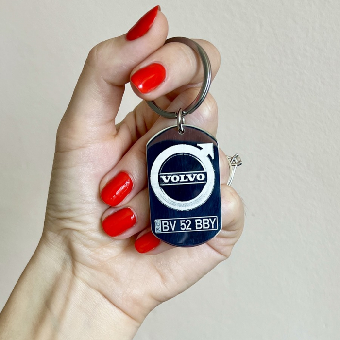 Breloc personalizat gravat VOLVO [4]
