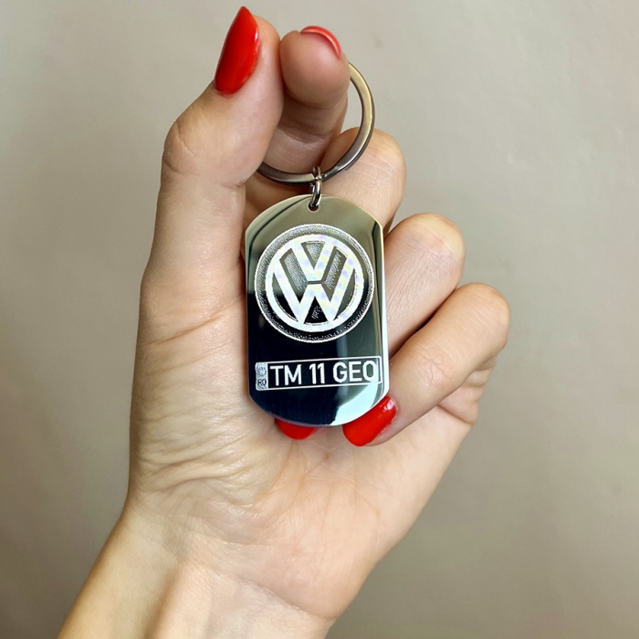 Breloc personalizat gravat VW [4]
