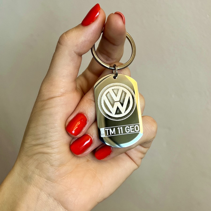 Breloc personalizat gravat VW [3]