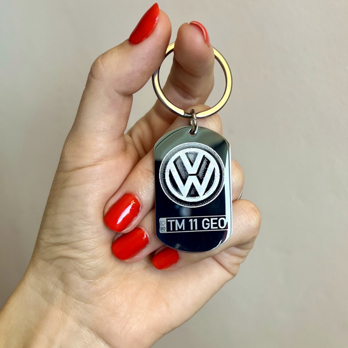 Breloc personalizat gravat VW [2]