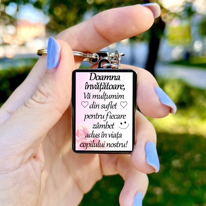 Breloc personalizat - Invatatoare [2]