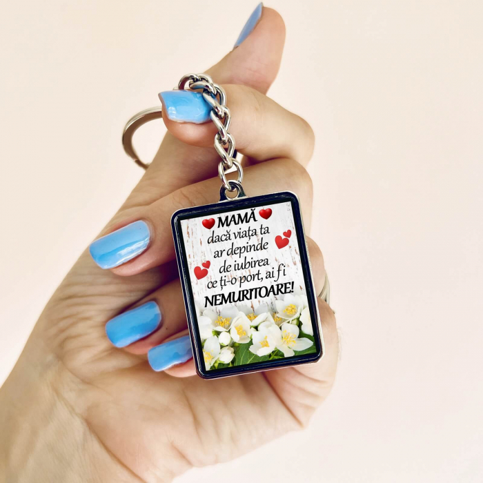 Breloc personalizat - iubire pentru mama [1]