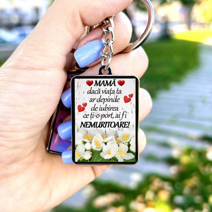 Breloc personalizat - iubire pentru mama [3]
