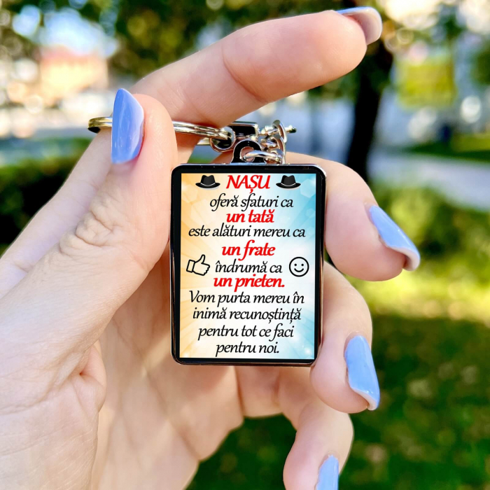 Breloc personalizat pentru nasu [2]