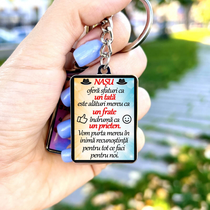 Breloc personalizat pentru nasu [3]