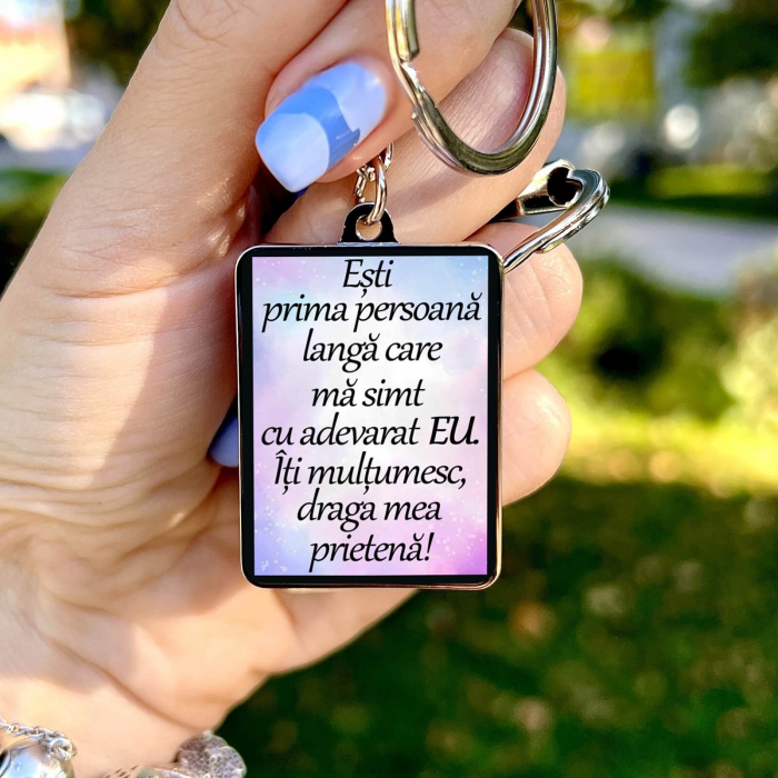 Breloc personalizat prietena [3]