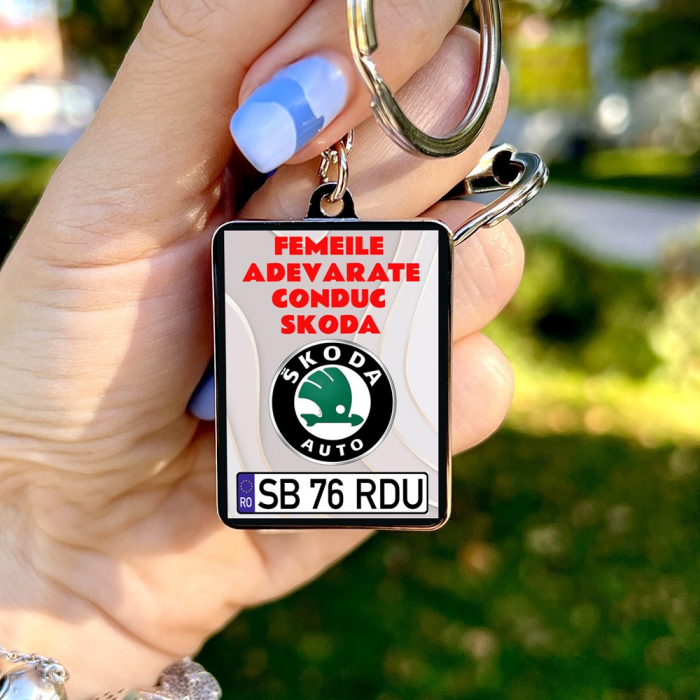 Breloc SKODA Personalizat -Femeile adevarate [2]