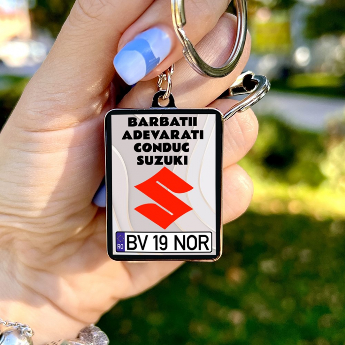 Breloc SUZUKI Personalizat -Barbatii adevarati [2]