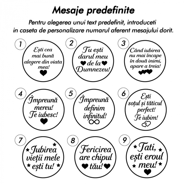 Set 2 Bratari Cuplu Argint Placat cu Aur cu Banut Personalizat [4]