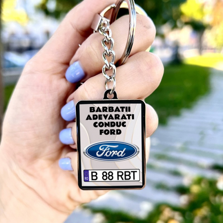 Breloc personalizat auto - Breloc FORD Personalizat – Barbatii adevarati