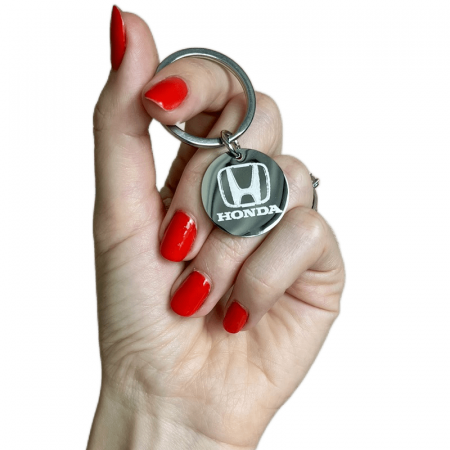 Breloc personalizat auto - Breloc gravat HONDA