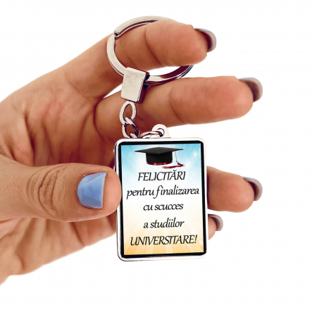 Cadouri personalizate absolvire - Breloc personalizat absolvire